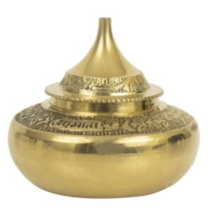 Traditional Antique Kalash Kumkum Chimizh - Small / Big